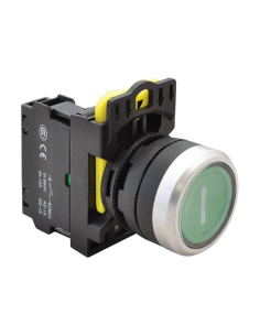 Green "I" 22mm plastic pushbutton NYG3-P1 | ADAJUSA | price