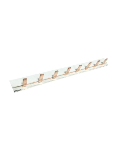 Peine de conexión eléctrica 1 polo 63A tira de 215mm