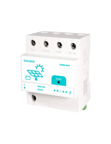Backup COMBI-MAX control system for three-phase photovoltaic systems Toscano