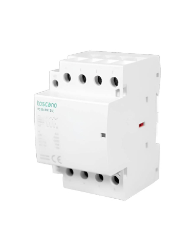 Modular four-pole contactor 40A 230Vac - Toscano