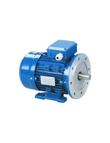 Motor monofásico 0,37Kw 0,5CV 230V 1500 rpm meio binário de arranque, Flange B35