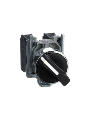 Interruptor seletor de metal de 2 posições 1NO + 1NC Harmony XB4 - SCHNEIDER