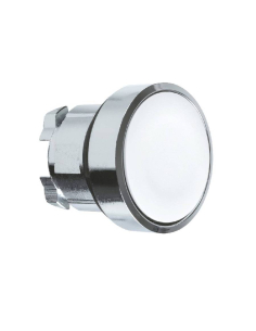 Cabeza pulsador metálico blanco Schneider | Adajusa