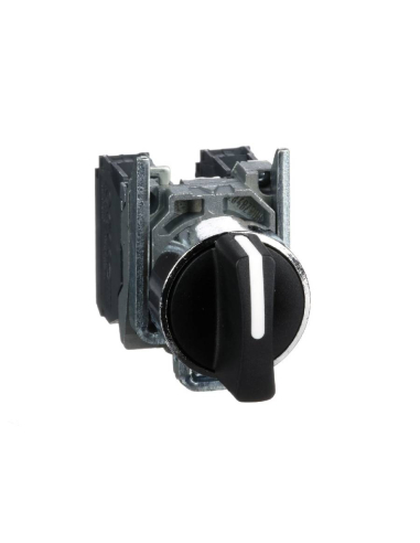 Interruptor seletor metálico de 3 posições 2 contactos abertos (NA) Harmony XB4 - SCHNEIDER