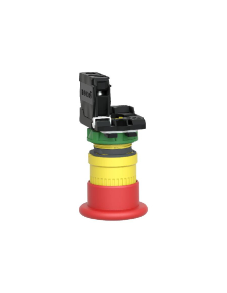 Pulsador parada de emergencia 40mm pulsar-tirar Schneider | Adajusa