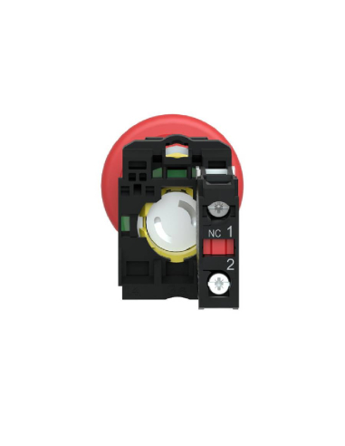 Pulsador parada de emergencia 40mm pulsar-tirar Schneider | Adajusa