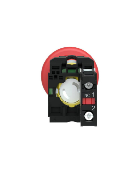Emergency stop push button red mushroom Ø40 push-pull XB5 SCHNEIDER | ADAJUSA | price
