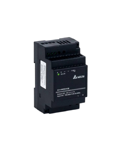 Power supply 12Vdc 2,1A 25W DIN rail - Delta