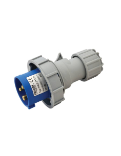Clavija de enchufe CEE 32A 2P+T IP-67 TICS-0232H | Adajusa
