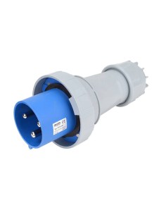 Clavija de enchufe CEE 125A 2P+T IP-67 TICS-043H | Adajusa