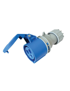 Plug industrial female CEE 32A 2 Pole TICS-223H| ADAJUSA : price