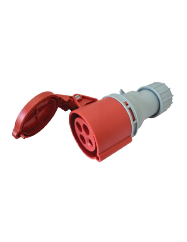 Plug industrial female CEE 16A 3 Pole TICS-214H| ADAJUSA : price