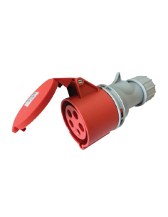 Clavija de enchufe hembra CEE 16A 3P+N+T IP-44 TICS-215H | Adajusa