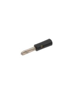 Conector banana macho 4mm negro | Adajusa