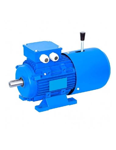 Motor trifásico 3Kw 4CV con freno 1500 rpm Brida B35 Patas| Adajusa