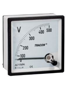 Voltímetro 0-500 Vac 48X48