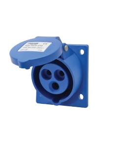 Clavija de enchufe CEE 16A 2P+T IP-44 TICS-313 | Adajusa