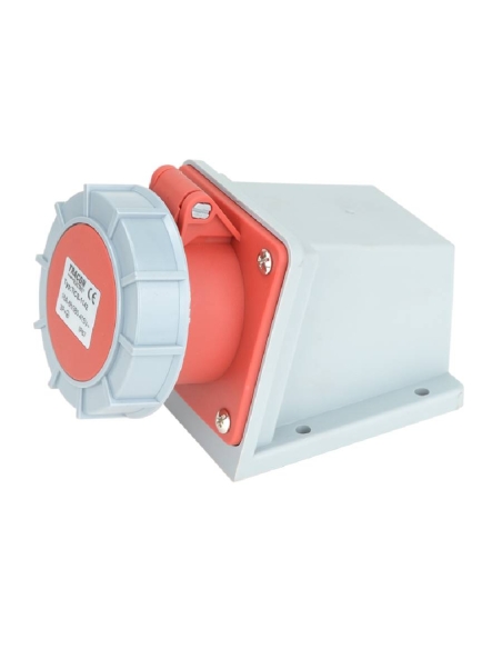 Toma de enchufe CEE 16A 3P+T caja superficie IP-67 TICS-1142 | Adajusa