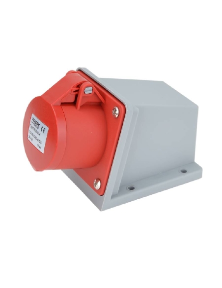 Toma de enchufe CEE 16A 3P+N+T caja superficie IP-44 TICS-115| Adajusa