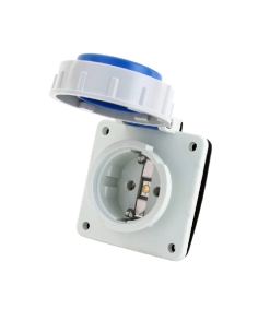 Clavija de enchufe Shucko 16A 2P+T IP-67 TICS-105S67| Adajusa