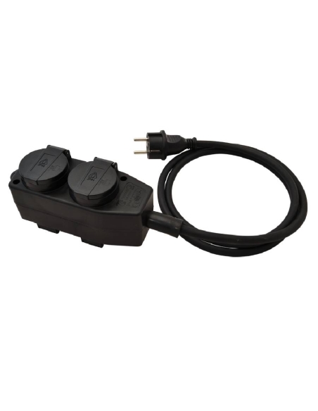 Toma de enchufe Shucko 4 conexiones KE4-3M| Adajusa