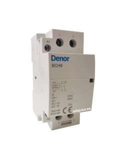 Contactor modular 63A 2Polos abiertos 230Vac - Denor