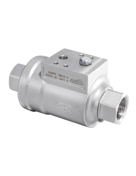 Válvula de corte coaxial 1/2 NC accionamiento neumático  - Aignep|ADAJUSA