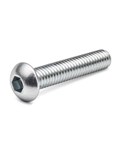 Tornillo allen cabeza redonda M5x10 cincado|adajusa