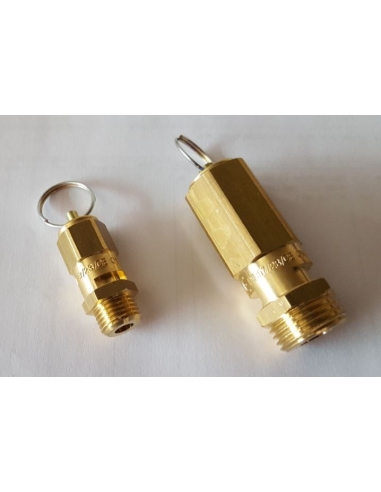 Safety valve overpressure 1/8 8 Bar - Metal Work - ADAJUSA