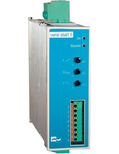 Início macio 11kw 25A 400V 2 fases analógicas