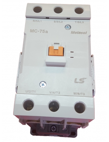 Three-phase contactor 85A coil 230Vac -  LS