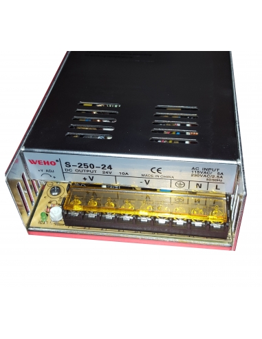 Fuente de alimentación 24Vcc 10A 250W 