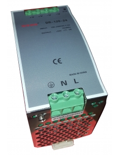 Power supply 24Vcc 5A 120W DIN rail