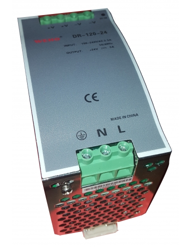 Fuente de alimentación 24Vcc 5A 120W carril DIN