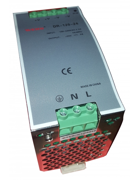 Fuente de alimentación 24Vcc 5A 120W carril DIN