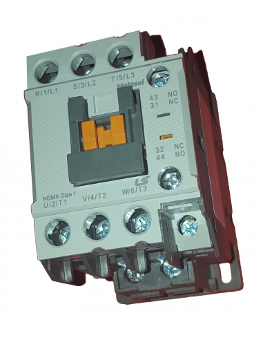 Contator trifásico 9A bobina 230Vac - ls industrial systems