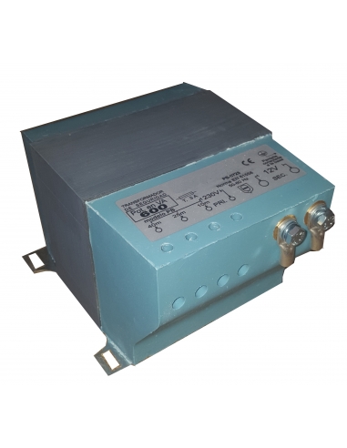 Transformador de segurança para foco na piscina 12V 600VA altura reduzida