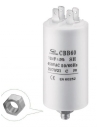 Permanent capacitors for electric motors - terminal connection