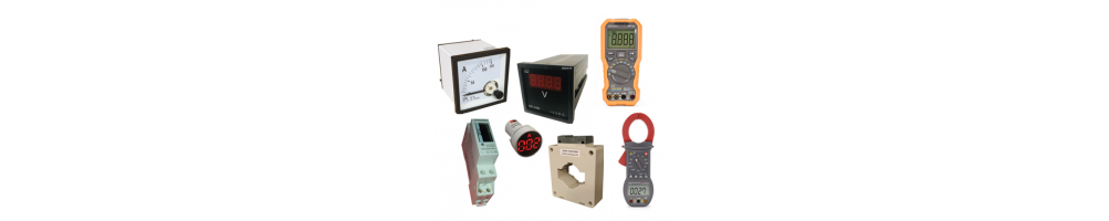 Instrumentos de medida, voltímetros, amperímetros, contadores de energía | ADAJUSA