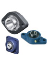 Supports and tensioners with bearings