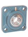 Square supports with cast iron bearings