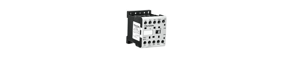 Relè Miniatura Contattore K TRIP. 6A 230V 50/60Hz | 3P No Vite | FINDER (o Similare) | Colore Bianco