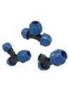 "T" fittings for compressed air installations - Sicomat