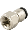 Straight female threaded metal fitting 55000 Series - Aignep