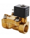 Solenoid valves for closed indirect drive fluids