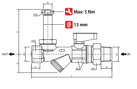 Adajusa discharge solenoid valve dimensions