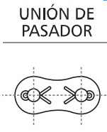 cadena union pasador