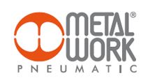 logotipo de trabalho em metal