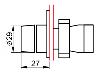 Short lever selector dimensions
