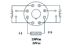 Conexion temporizador H3BA-8